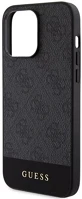 Cg mobile GUHMP15LG4GLGR Iphone 15 pro guess 4g stripe műanyag telefonvédő textil hátlap, magsafe kép