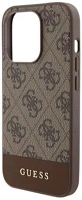 Cg mobile GUHMP15XG4GLBR Iphone 15 pro max guess 4g stripe műanyag telefonvédő textil hátlap kép