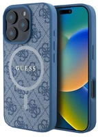 Cg mobile GUHMP16LG4GFRB Iphone 16 pro 5g guess 4g ring classic logo szilikon telefonvédő kép