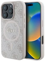 Cg mobile GUHMP16LG4GFRP Iphone 16 pro guess 4g ring classic logo szilikon telefonvédő kép