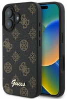 Cg mobile GUHMP16SPGPYSK Guess peony script apple iphone 16 magsafe kompatibilis hátlap tok, fekete kép