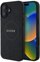 Cg mobile GUHMP16SPSAPSMEK Iphone 16 5g guess saffiano peony classic logo szilikon telefonvédő kép