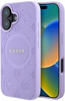 Cg mobile GUHMP16SPSAPSMEU Iphone 16 5g guess saffiano peony classic logo szilikon telefonvédő kép