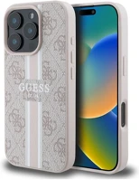 Cg mobile GUHMP16XP4RPSP Guess 4g printed stripes magsafe apple iphone 16 pro max hátlap tok kép