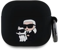 Cg mobile KLA4RUNKC 3d logo nft karl and choupette szilikon tok (karabíner) fekete apple kép