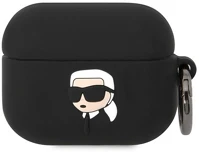 Cg mobile KLAPRUNIKK Karl lagerfeld 3d logo nft karl head szilikon tok (karabíner) fekete apple kép