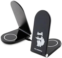 Cg mobile KLDCRFALCHNK Iphone 17 karl lagerfeld choupette magsafe asztali töltő 2in1 15w, apple kép