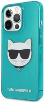 Cg mobile KLHCP13LCHTRB Karl lagerfeld choupette head szilikon hátlap tok apple iphone 13 pro, kék kép