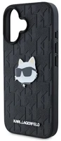 Cg mobile KLHCP16SPGKLCHPK Iphone 16 karl lagerfeld monogram choupette head pin szilikon telefonvédő kép