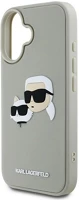 Cg mobile KLHCP16SRBCKCHLE Iphone 16 karl lagerfeld 3d rubber double heads szilikon telefonvédő kép