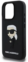 Cg mobile KLHCP16X3DRKINK Iphone 16 pro max karl lagerfeld 3d rubber ikonik szilikon telefonvédő kép