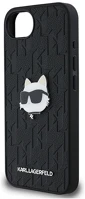 Cg mobile KLHCPSE4PGKLCHPK Iphone 16e karl lagerfeld monogram choupette head pin szilikon telefonvédő kép