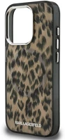 Cg mobile KLHMP15LHDLEOICW Iphone 15 pro karl lagerfeld iml leopard magsafe szilikon telefonvédő kép