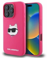 Cg mobile KLHMP16LSCHPPLF Karl lagerfeld silicone choupette head print apple iphone 16 pro magsafe kép