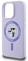 Cg mobile KLHMP16LSCMKCRHU Iphone 16 pro karl lagerfeld liquid silicone karl and choupette magsafe kép