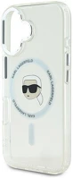 Cg mobile KLHMP16SHLSKIH Iphone 16 karl lagerfeld iml karl head metal frame magsafe szilikon kép