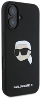 Cg mobile KLHMP16SSKHPPLK Karl lagerfeld liquid silicone karl head magsafe apple iphone 16 hátlap tok kép
