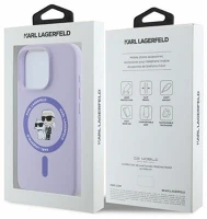 Cg mobile KLHMP16XSCMKCRHU Karl lagerfeld silicone kc heads ring apple iphone 16 pro max hátlap tok kép