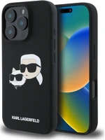 Cg mobile KLHMP16XSKCHPPLK Karl lagerfeld silicone double heads print apple iphone 16 pro max magsafe kép