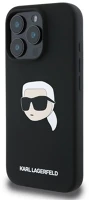 Cg mobile KLHMP16XSKHPPLK Karl lagerfeld liquid silicone karl head magsafe apple iphone 16 pro max kép