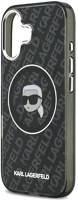 Cg mobile KLHMP17SHMKBKHOK Iphone 17 karl lagerfeld iml karl head logo magsafe szilikon telefonvédő kép