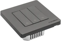 Chameleon CH-WZB-MWS-310 Flow vez. nélküli sorolható fali kapcsoló, szürke, 3-körös kép