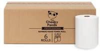 Cheeky panda COR_KHH900 kéztörlő, bambusz, tekercses, 2 rétegű, 200 m, 20,5 átmérő, 6 tekercs kép