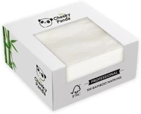 Cheeky panda COR_KHH909 Szalvéta, bambusz, 1/4 hajtogatott, 2 rétegű, 39x39 cm, 100 db, fehér kép