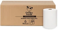 Cheeky panda HANDTWRL6 kéztörlő, bambusz, tekercses, 2 rétegű, 200 m, 20,5 átmérő, 6 tekercs kép