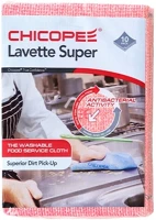 Chicopee 12.01413 Törlőkendő konyhai  lavette super mosható 51 x 36 cm piros 10 darabos kép