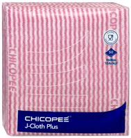 Chicopee CHIC/74771/PAK Törlőkendő chicopee j-cloth plus konyhai eldobható 34 x 36 cm piros 50 db/csomag