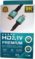 China E-523 Econ hdmi kábel 2.1v premium 8k 1.5m e-523 kép