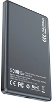 Choetech B738 5000mah 20w pd thin powerbank fekete kép
