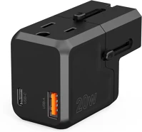 Choetech HU6932112106186 pd6038 - usa eu uk au átalakító, usb / type-c (usb-c) portos töltőfej kép