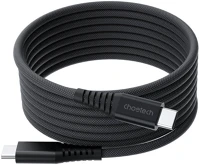Choetech 3.1 ->; Usb-c to usb-c cable, pd 240w 1.8m (black) kép