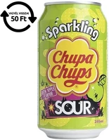Chupa chups 30.02054 Üdítőital szénsavas  zöldalma 345 ml drs kép