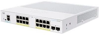 Cisco CBS350-16P-2G-EU Switch 16 port, gigabit, poe, 2x1g sfp - kép