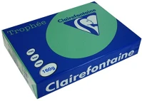 Clairefontaine 1019 Másolópapír színes  trophée a/4 160g intenzív sötétzöld 250 ív/csomag (1019) kép