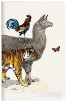 Clairefontaine 115741C Füzet  deyrolle animalis 7,5x12 cm 24 lapos, sima, puha fedeles, vegyes kép