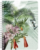 Clairefontaine 115766C Spirálfüzet  jungle harmony a/5 74 lapos, vonalas vegyes kép