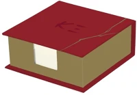 Clairefontaine 115805C Jegyzettömb  kenzo takada maiko 11x11x4 cm, 300 lapos kemény fedeles kép