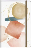 Clairefontaine 115965C Napló  evanescence a/6, 80 lapos, keményfedeles, sima, vegyes kép