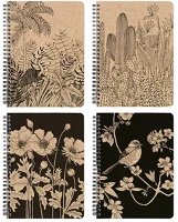 Clairefontaine 116039C Jegyzetfüzet  le cerisier blanc a/5, spirálos, 74 lapos, vonalas, vegyes minta kép