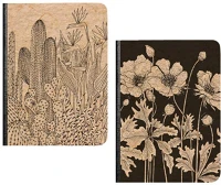 Clairefontaine 116042C Jegyzetfüzet  le cerisier blanc a/6, textil gerinc, 72 lapos, vonalas, vegyes minta kép