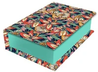 Clairefontaine 116232C Ajándékdoboz  frida kahlo 9,5x6,5x3 cm, mágneses záródás, vegyes kép