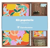 Clairefontaine 116283C Kollekció  dolce amore jegyzetfüzet, ceruza, binder csipesz, kapocs, radír kép