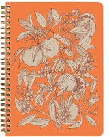 Clairefontaine 116339C Jegyzetfüzet jardin des sens a/5, spirálos, 74 lapos, vonalas, vegyes minta kép