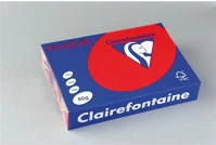 Clairefontaine 1782 Másolópapír színes  trophée a/4 80g intenzív vörös 500 ív/csomag () kép