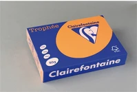 Clairefontaine 1878 Másolópapír színes  trophée a/4 80g pasztell narancssárga 500 ív/csomag () kép
