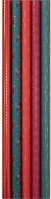 Clairefontaine 212887C 70x200 cm 80g prémium, bársonyos karácsonyi mintás, 5 minta kép